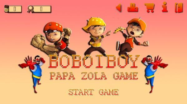 Boboiboy Papa Zola Game APK 2024