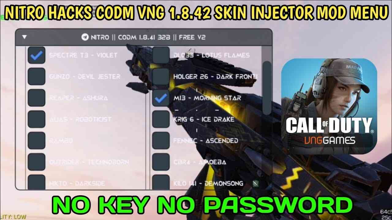 CODM Injector Gun Skin App