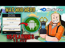 Roblox mod menu Max mods (Link mediafire) 