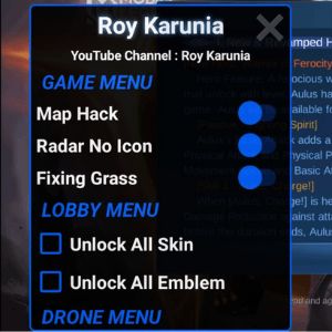 Roy Karunia Mod Menu APK 2021 icon