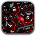 Black Red Crystal Keyboard APK